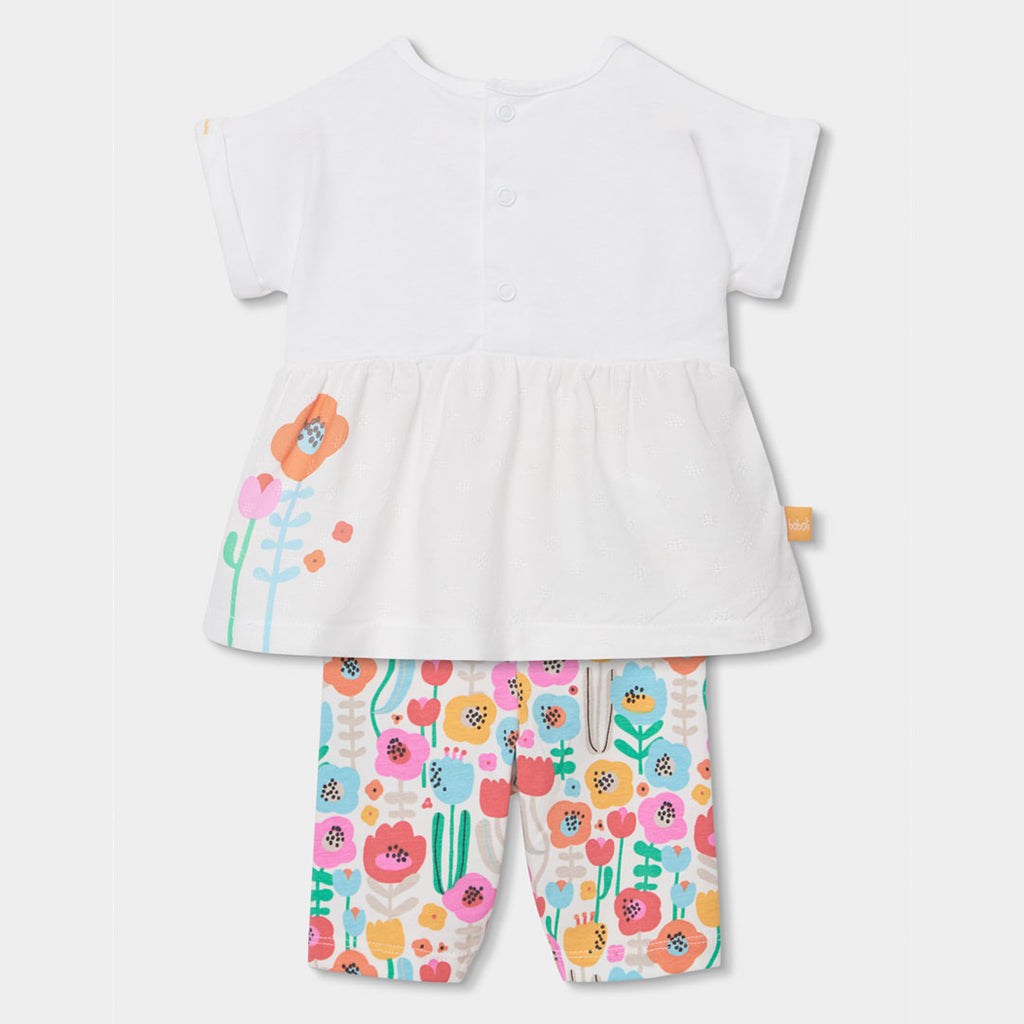 Boboli shirt con leggings a fiori 143075