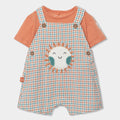 Boboli completo pagliaccetto e shirt arancio 223018
