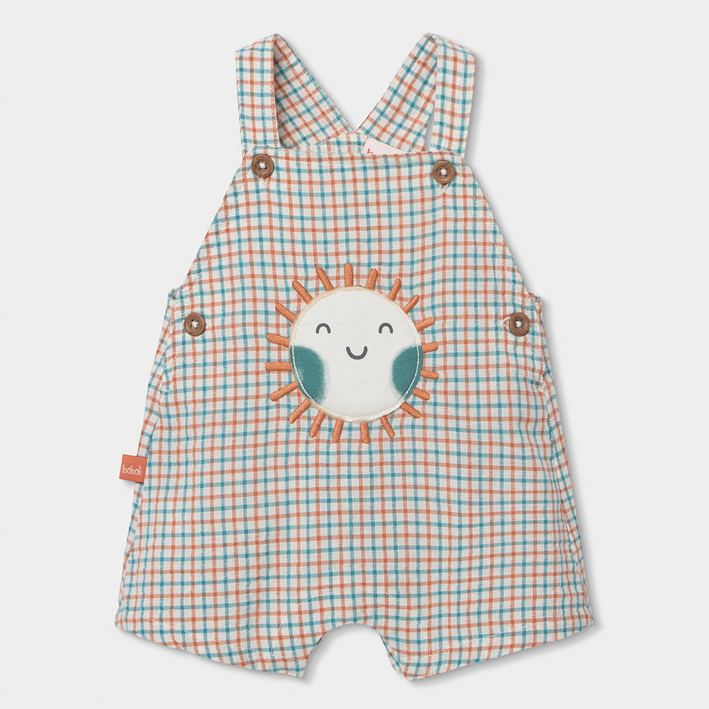 Boboli completo pagliaccetto e shirt arancio 223018