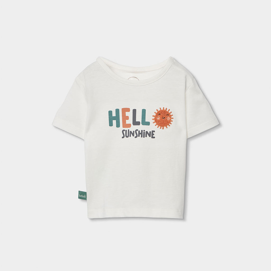Boboli completo bermuda  e shirt arancio 223119