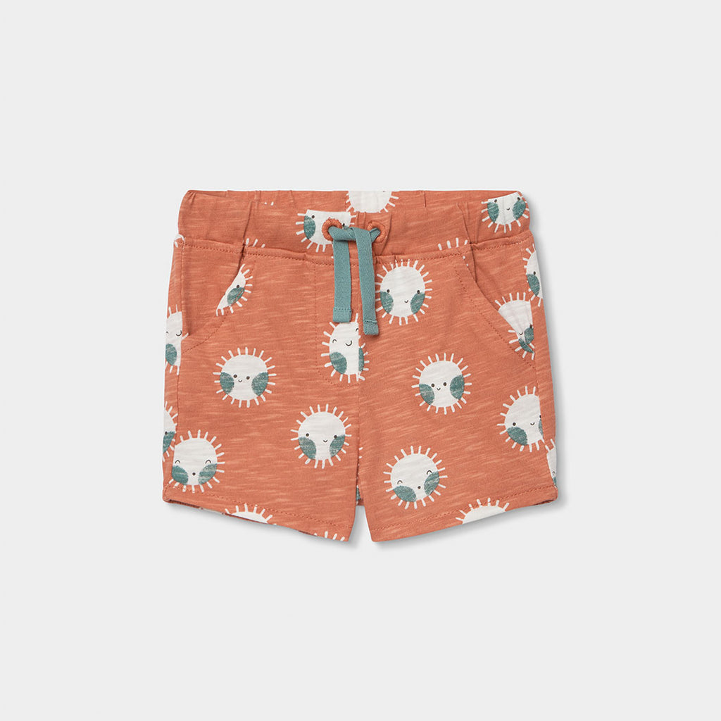 Boboli completo bermuda  e shirt arancio 223119
