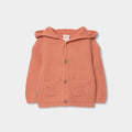 Boboli cardigan cappuccio bambino arancione 223131