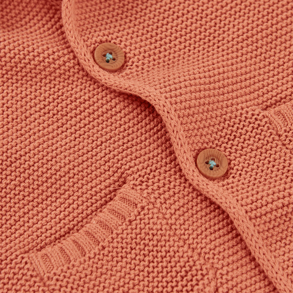Boboli cardigan con cappuccio  arancio 223131