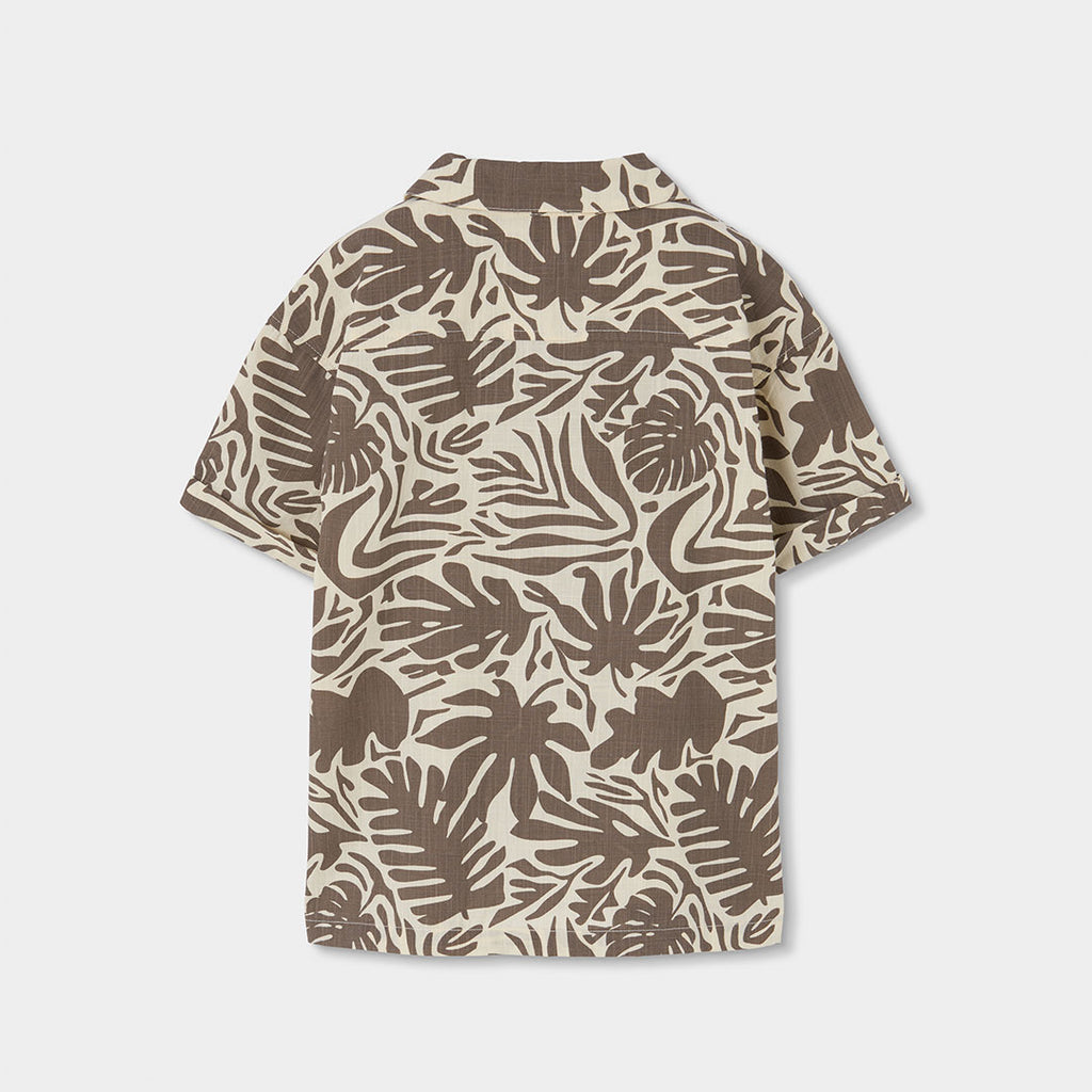 Boboli camicia mezza maniche marrone