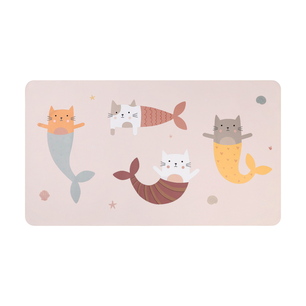 Telo Microfibra Mermaid Cats Personalizzabile