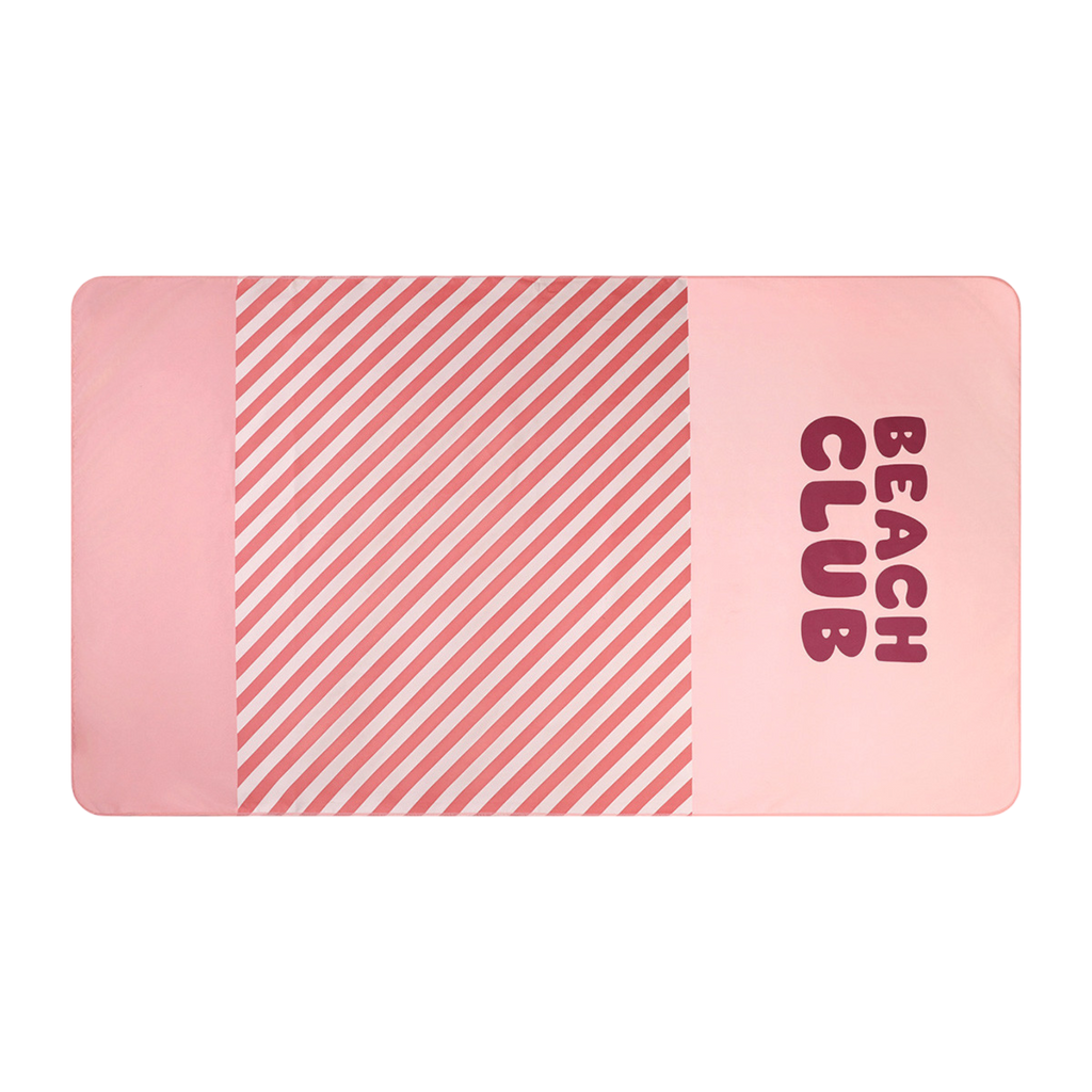 Telo Microfibra Stripes Bloom & Blush Personalizzabile