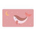 Telo Microfibra Pink Whale Personalizzabile