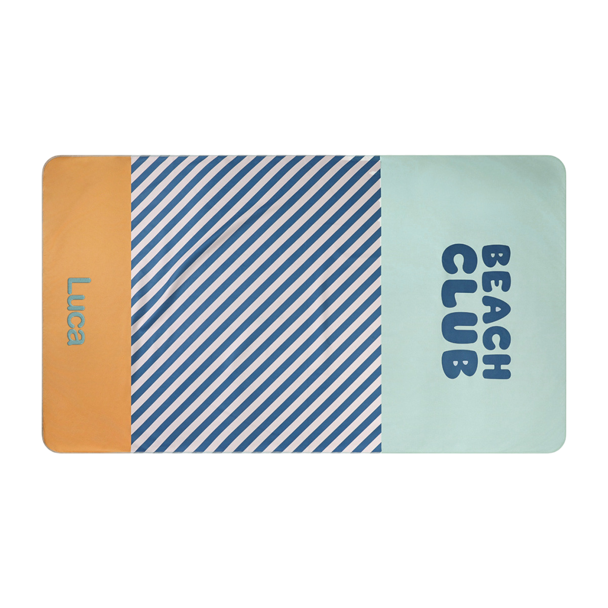 Telo Microfibra Stripes Blues & Beyond Personalizzabile
