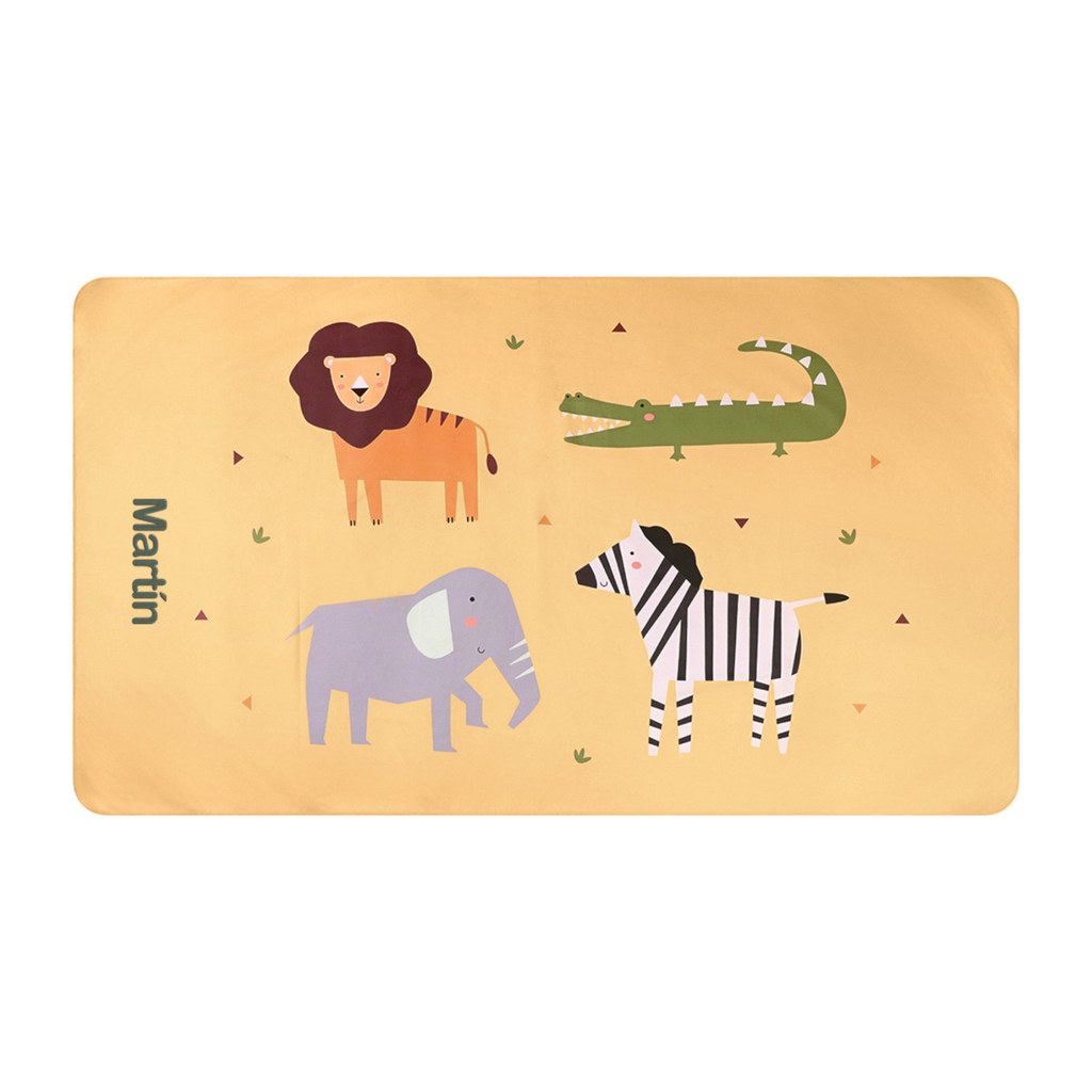 Telo Microfibra Wild Animals Personalizzabile