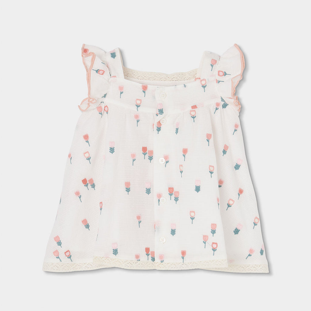 Boboli abito a fiori con coulotte 703077
