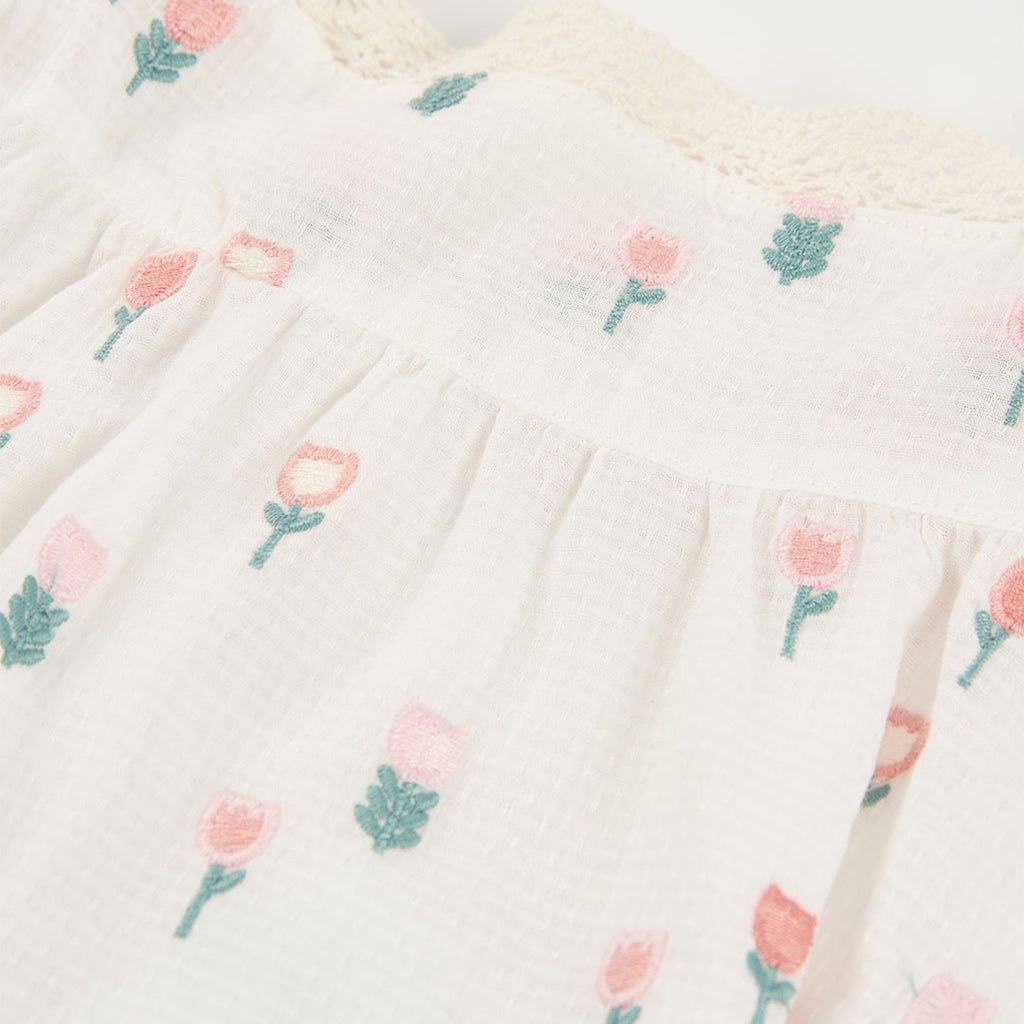 Boboli abito a fiori con coulotte 703077