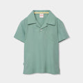 Boboli t-shirt con colletto verde 813091