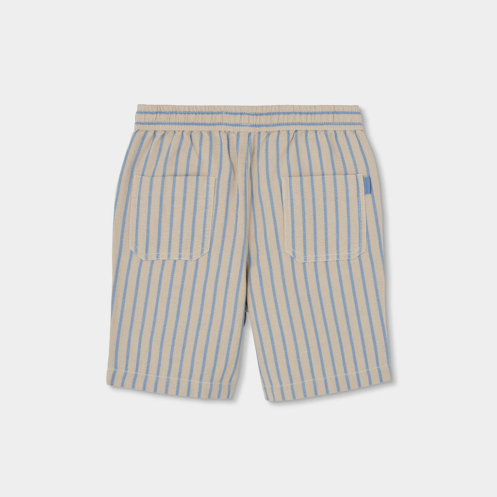 Boboli bermuda rigato beige-celeste 833015