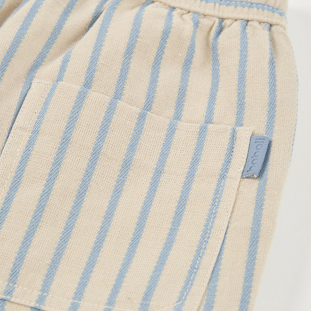 Boboli bermuda rigato beige-celeste 833015