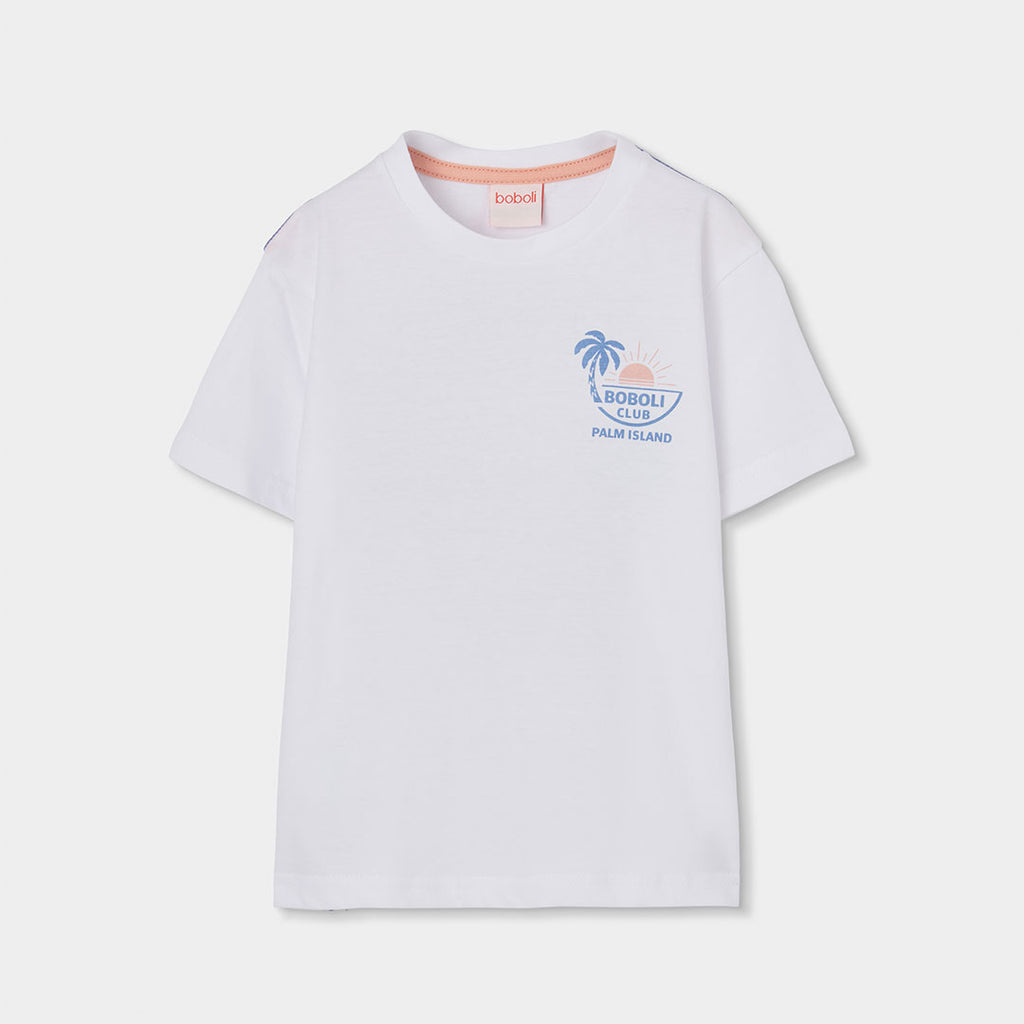 Boboli tshirt palm island 833037