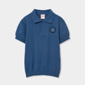 Boboli polo blu con stemma 843038
