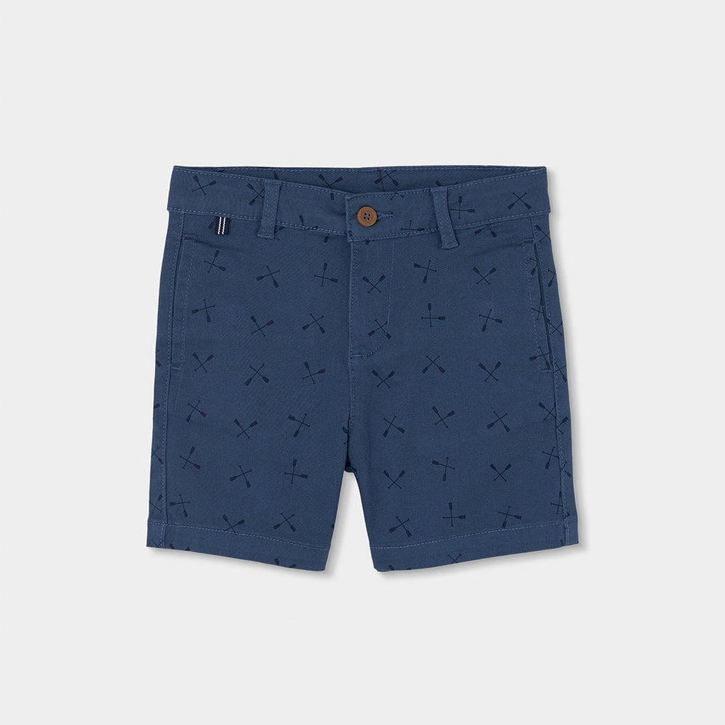 Boboli bermuda blu con stampa remi 843061