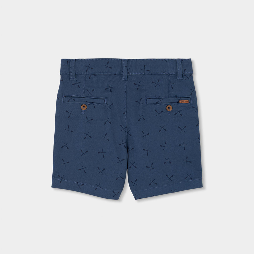 Boboli bermuda blu con stampa remi 843061