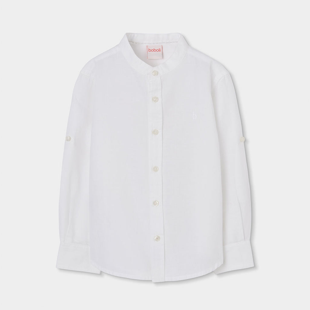 Boboli camicia coreana bianca 863030