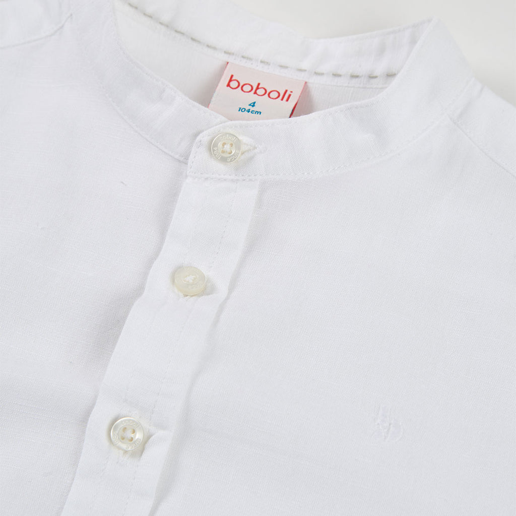 Boboli camicia coreana bianca 863030