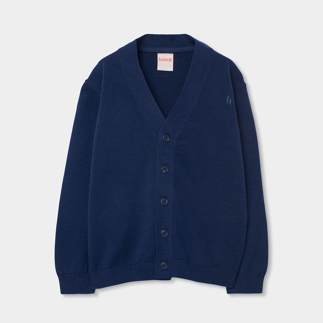 Boboli cardigan con bottoni blu 863063