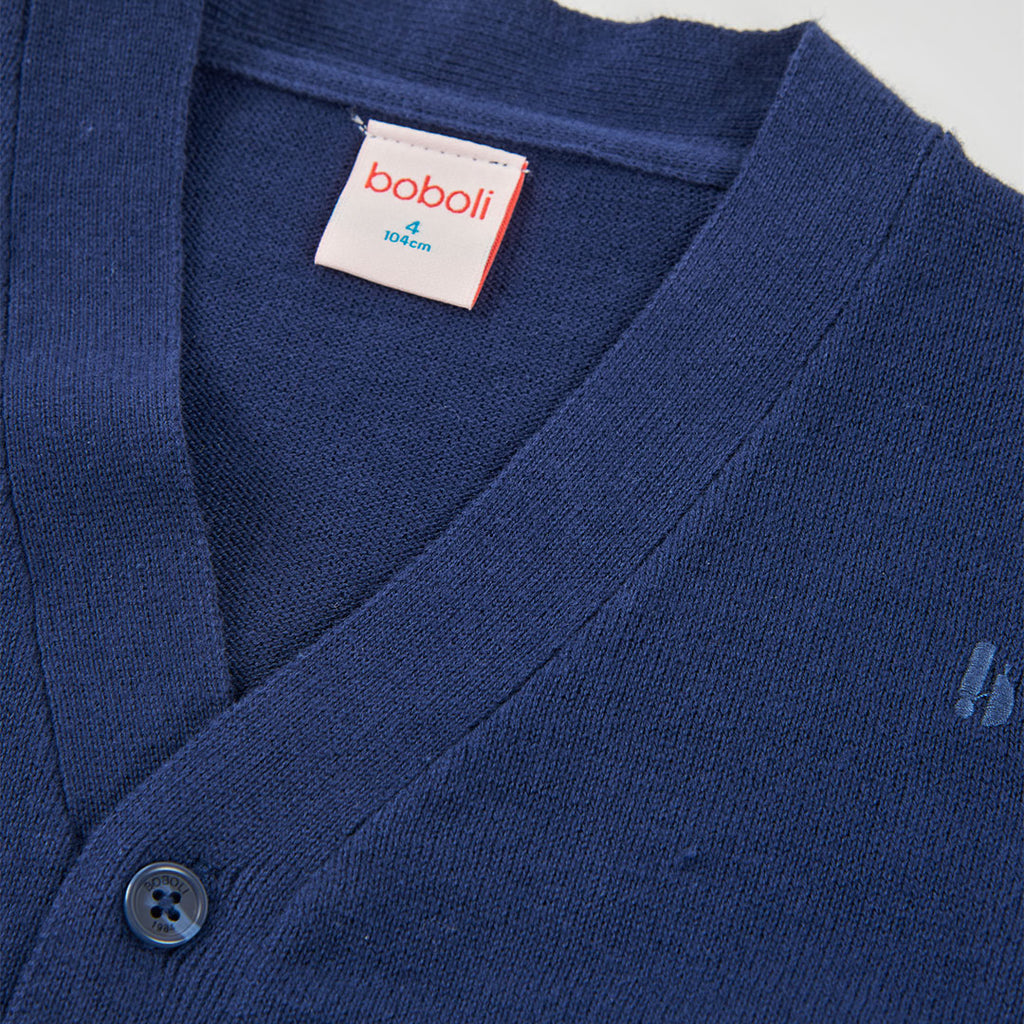 Boboli cardigan con bottoni blu 863063