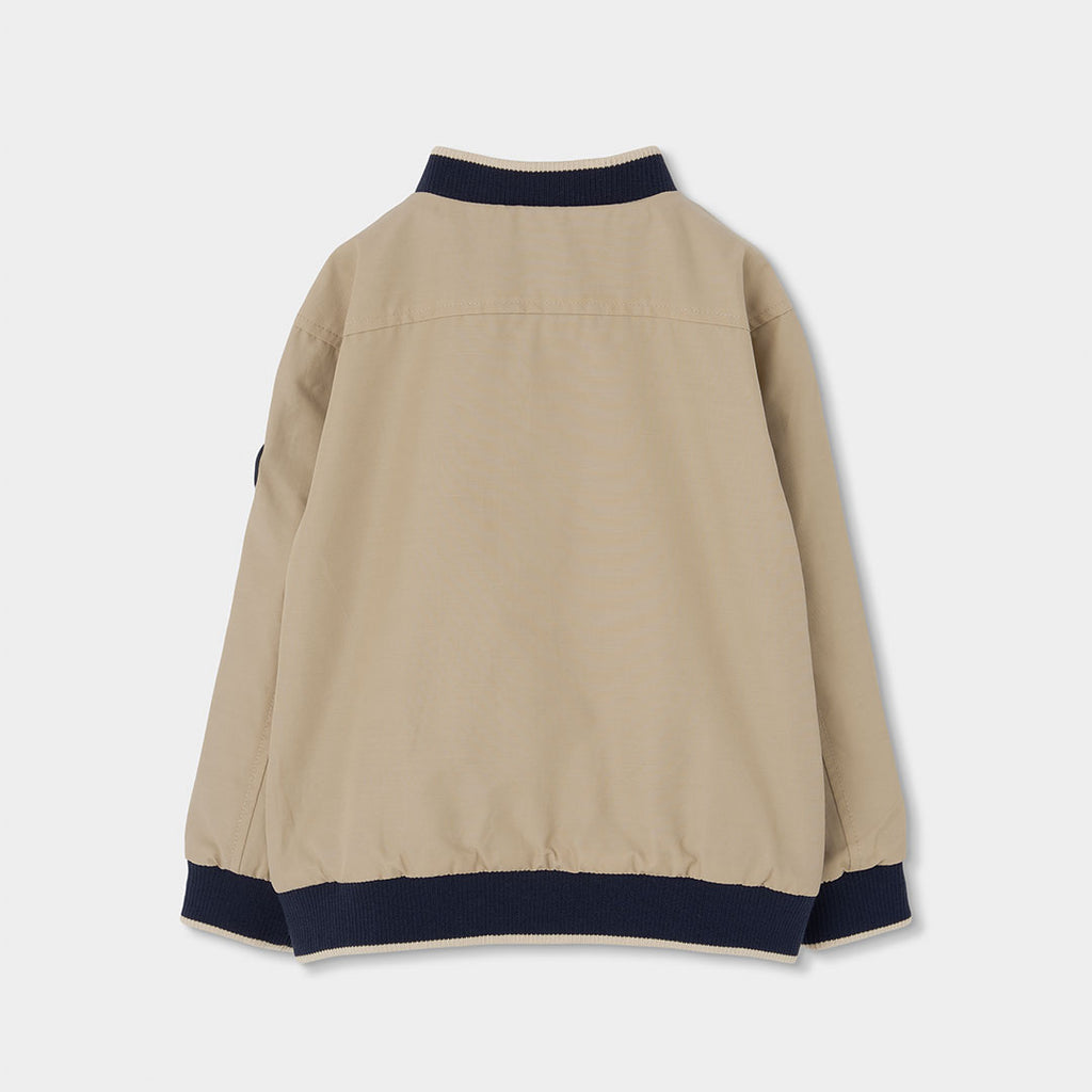 Boboli giubbino reversibile beige-blu