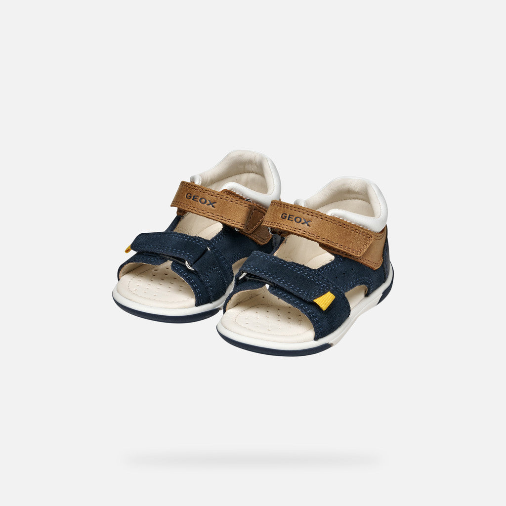 Geox Sandalo B556EB  BLU/CARAMEL