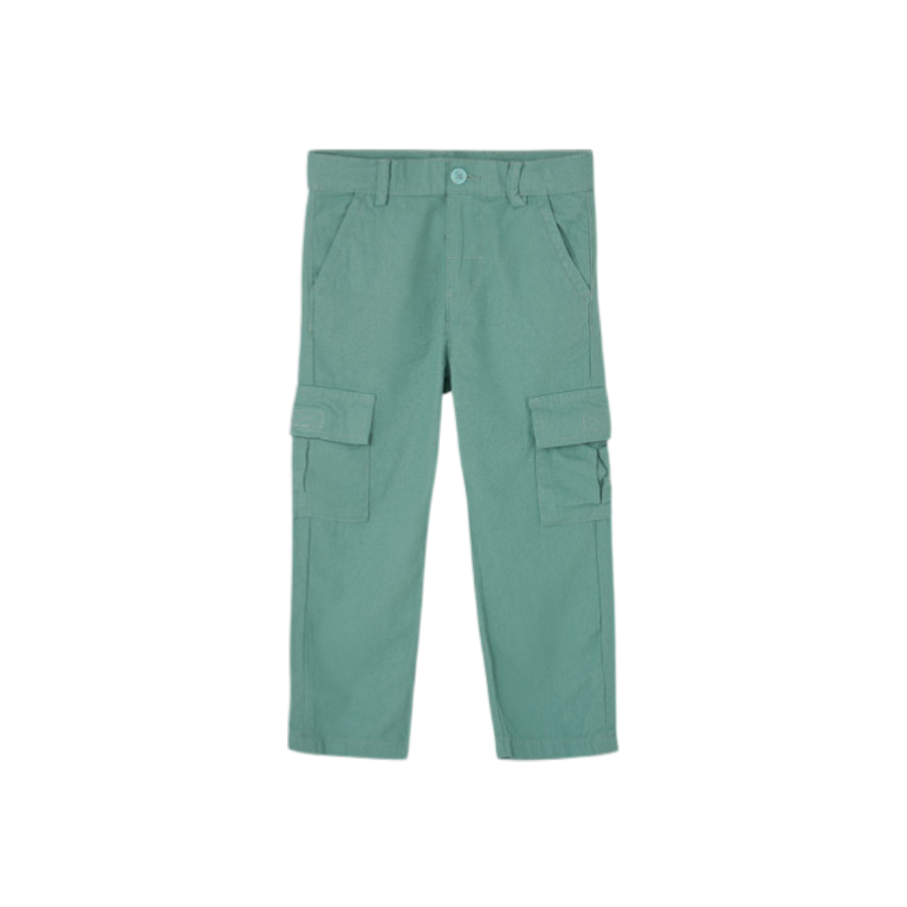 Boboli pantalone con tasconi verde 813013 4613