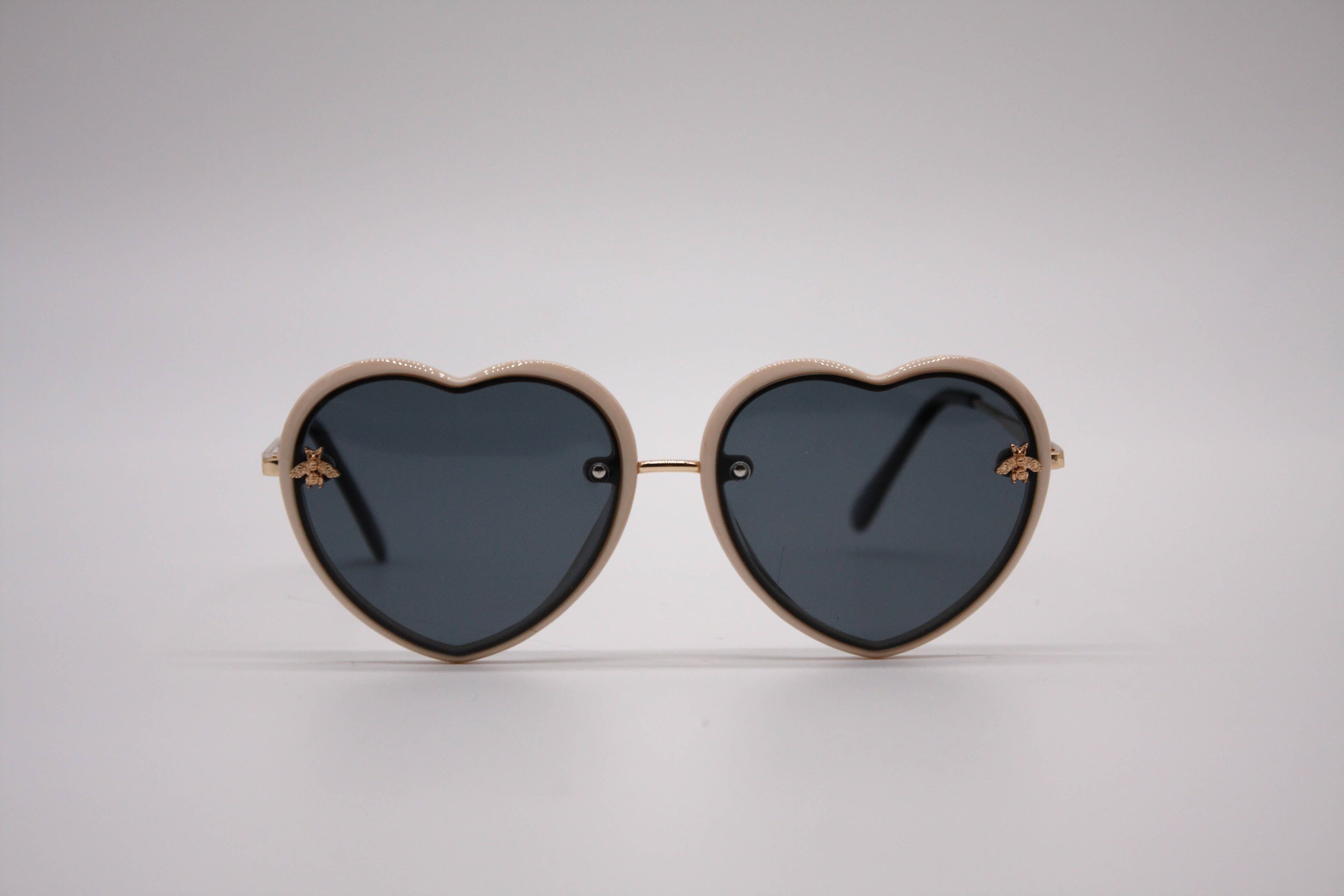 Occhiali Cuore Crema
