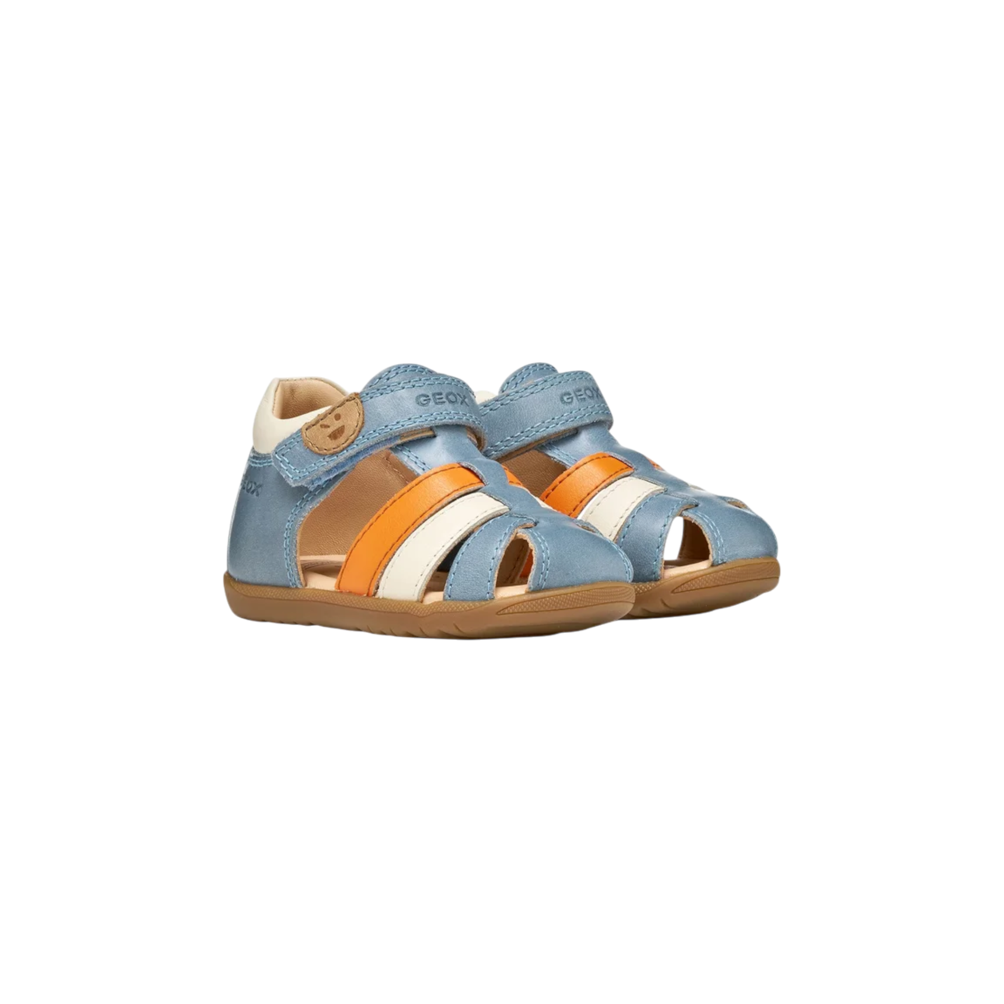 Geox Sandalo B254VA Sky/Orange