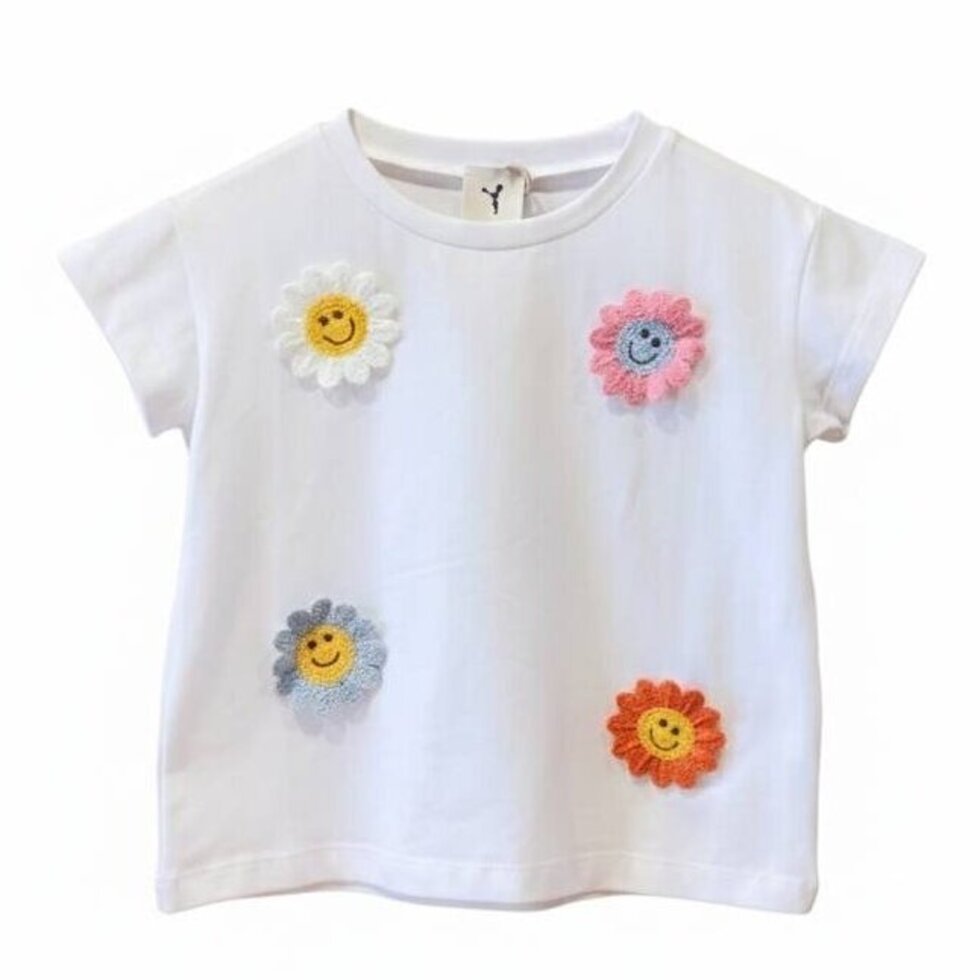 La Scimmia Da Bagno T-Shirt Margherite Smile
