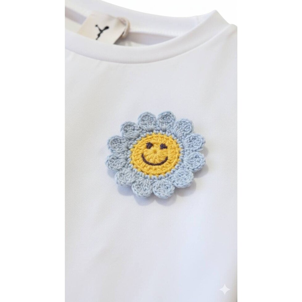 La Scimmia Da Bagno T-Shirt Margherite Smile